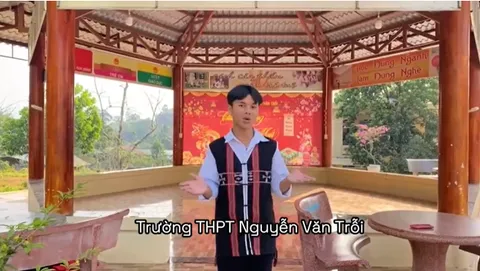 Đoàn trường THPT Nguyễn Văn Trỗi giới thiệu bài dự thi của em A Râl Vượng thuộc chi đoàn 12c1